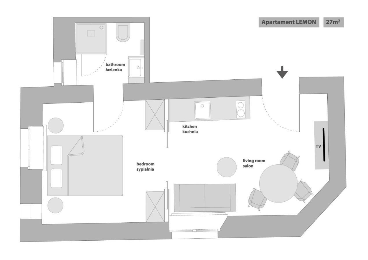 Sanhaus Apartments - Chopina 13 - Apartamenty W Centrum, 5 Minut Od Plazy I Deptaka סופוט חדר תמונה